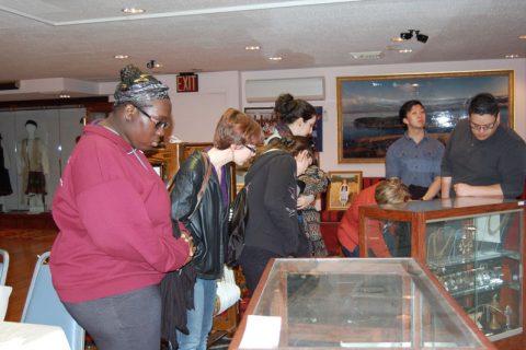 2015-Students from Adelphi University’s Anthropology Club visit